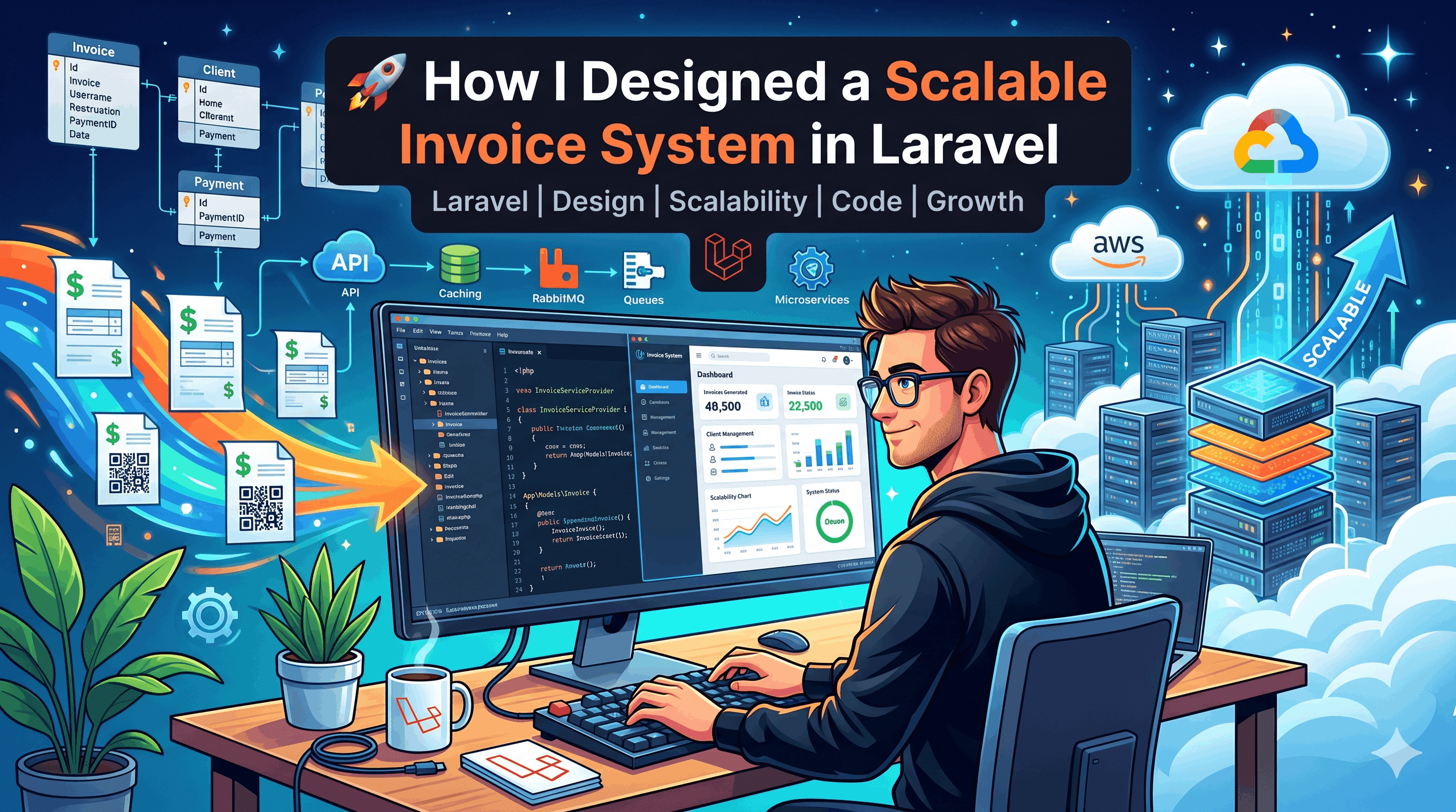 🚀 How I Designed a Scalable Invoice System in Laravel