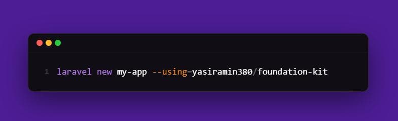 Screenshot 1 for Modular Laravel + React Starter Kit
