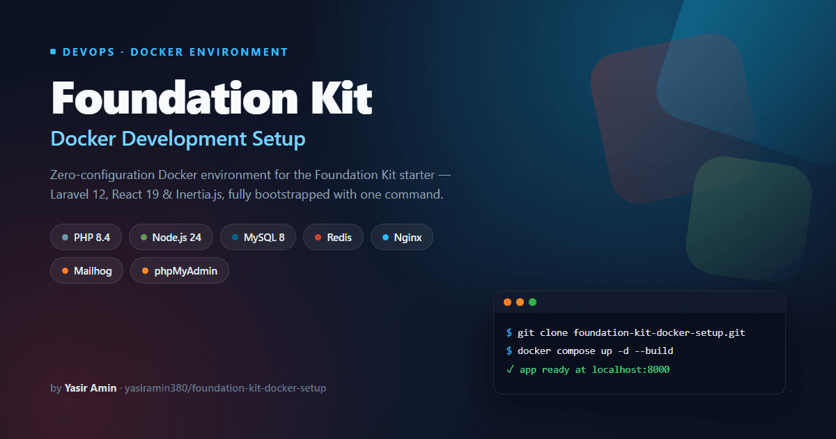 Screenshot 2 for Foundation Kit - Docker Development Setup